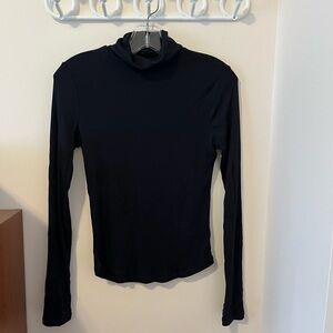 Sunday Best Black Turtleneck Long Sleeve Top